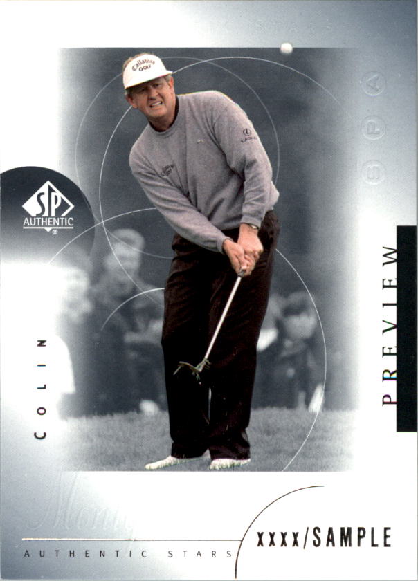 2001 SP Authentic Preview #34 Colin Montgomerie STAR