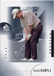 2001 SP Authentic Preview #35 Jack Nicklaus STAR