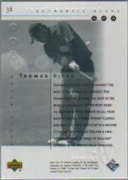 2001 SP Authentic Preview #36 Thomas Bjorn STAR back image