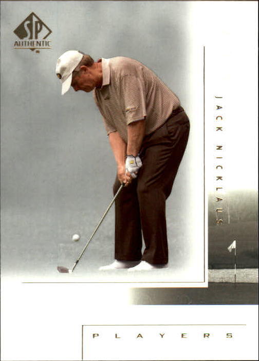 2001 SP Authentic #117 Jack Nicklaus MP