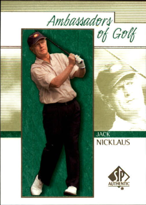 2001 SP Authentic #131 Jack Nicklaus AG