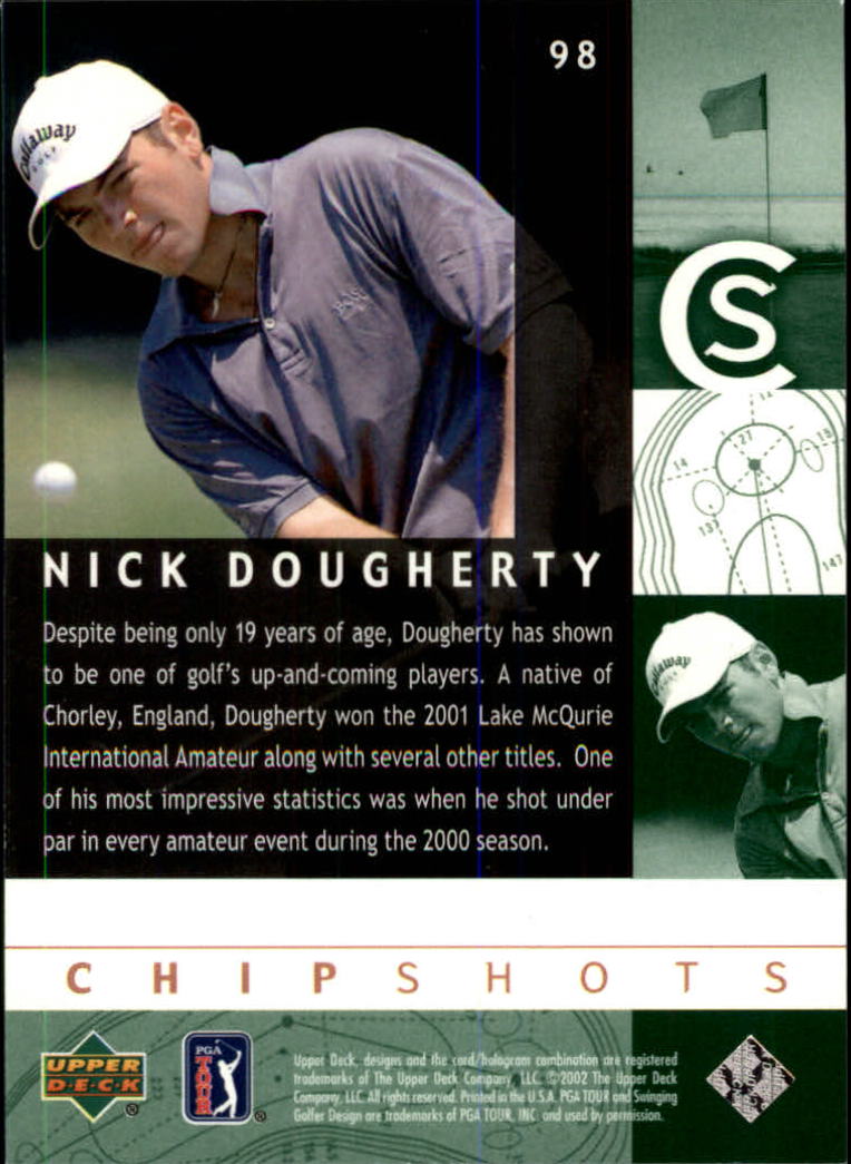 2002 Upper Deck #98 Nick Dougherty CS RC back image