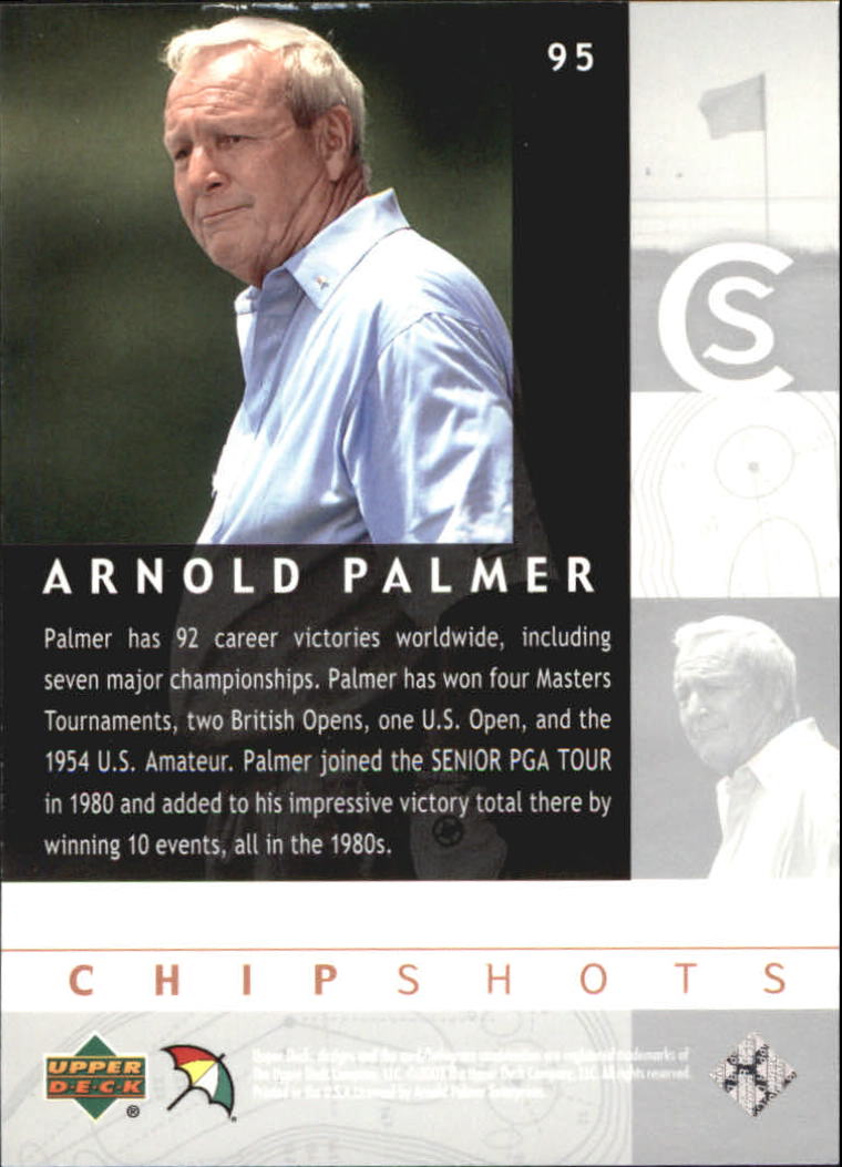 2002 Upper Deck Silver #95 Arnold Palmer CS back image
