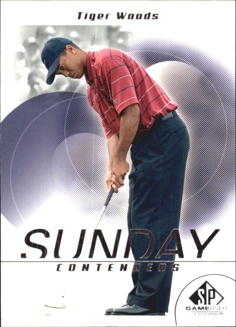 2002 SP Game Used #46 Tiger Woods SC