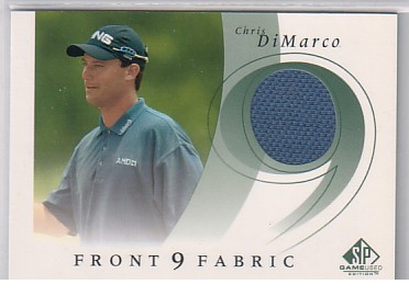 2002 SP Game Used Front 9 Fabric #CD Chris DiMarco