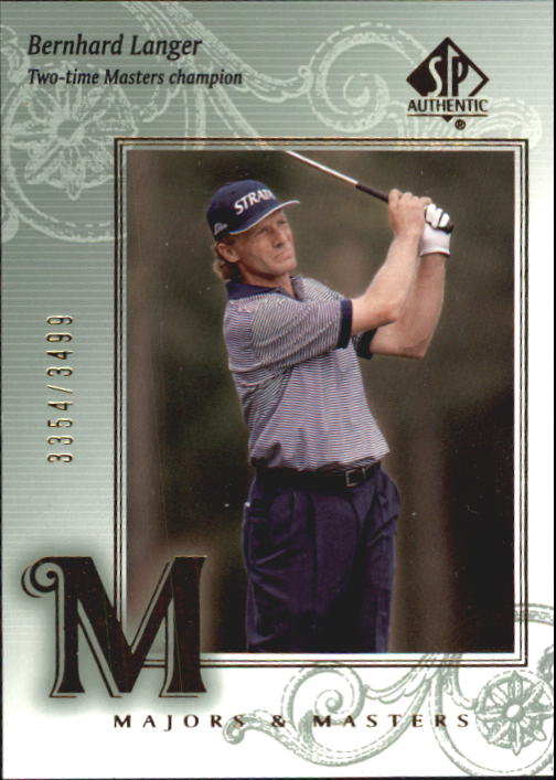 2002 SP Authentic #114 Bernhard Langer MM