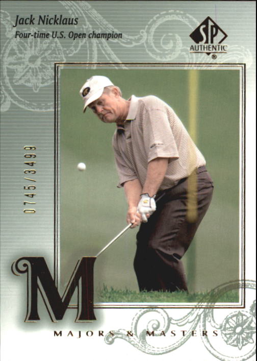 2002 SP Authentic #123 Jack Nicklaus MM