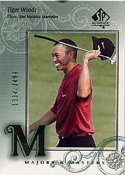 2002 SP Authentic #136 Tiger Woods MM