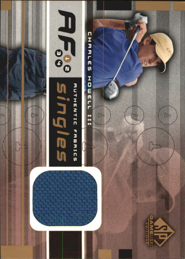 2003 SP Game Used Authentic Fabrics Singles #CH Charles Howell