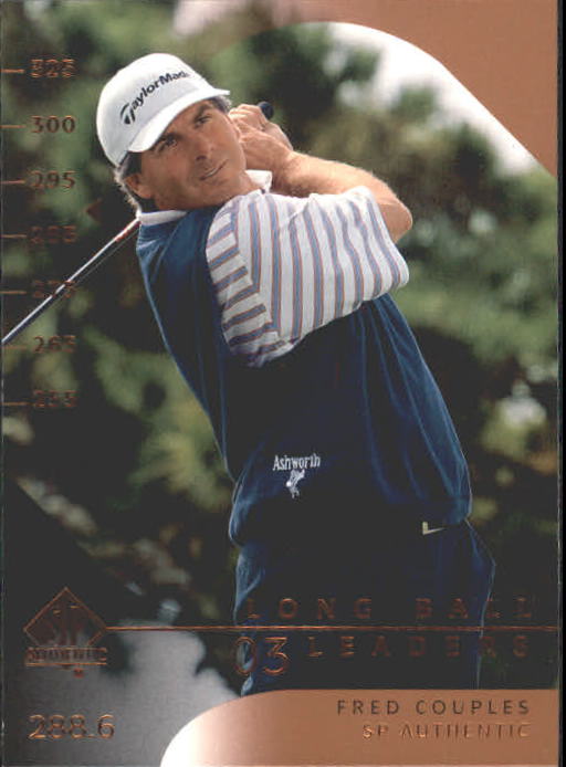 2003 SP Authentic #56 Fred Couples LBL