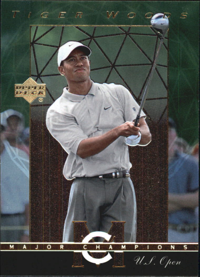 2003 Upper Deck Major Champions #40 Tiger Woods 02 US Open
