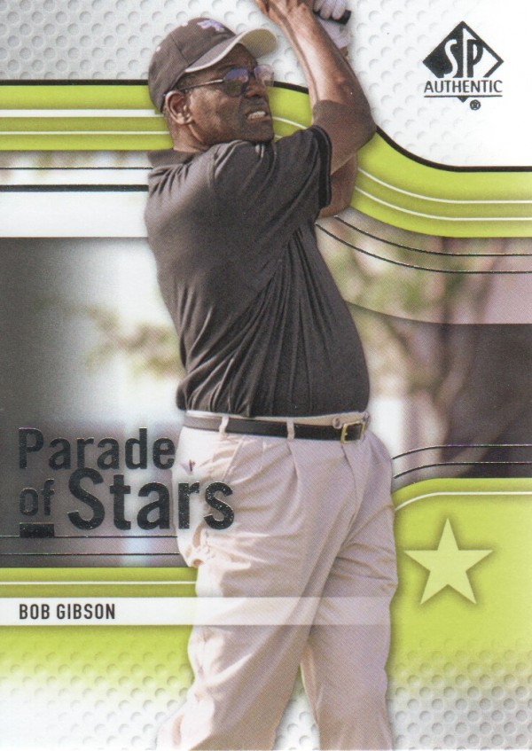 2012 SP Authentic #69 Bob Gibson PS