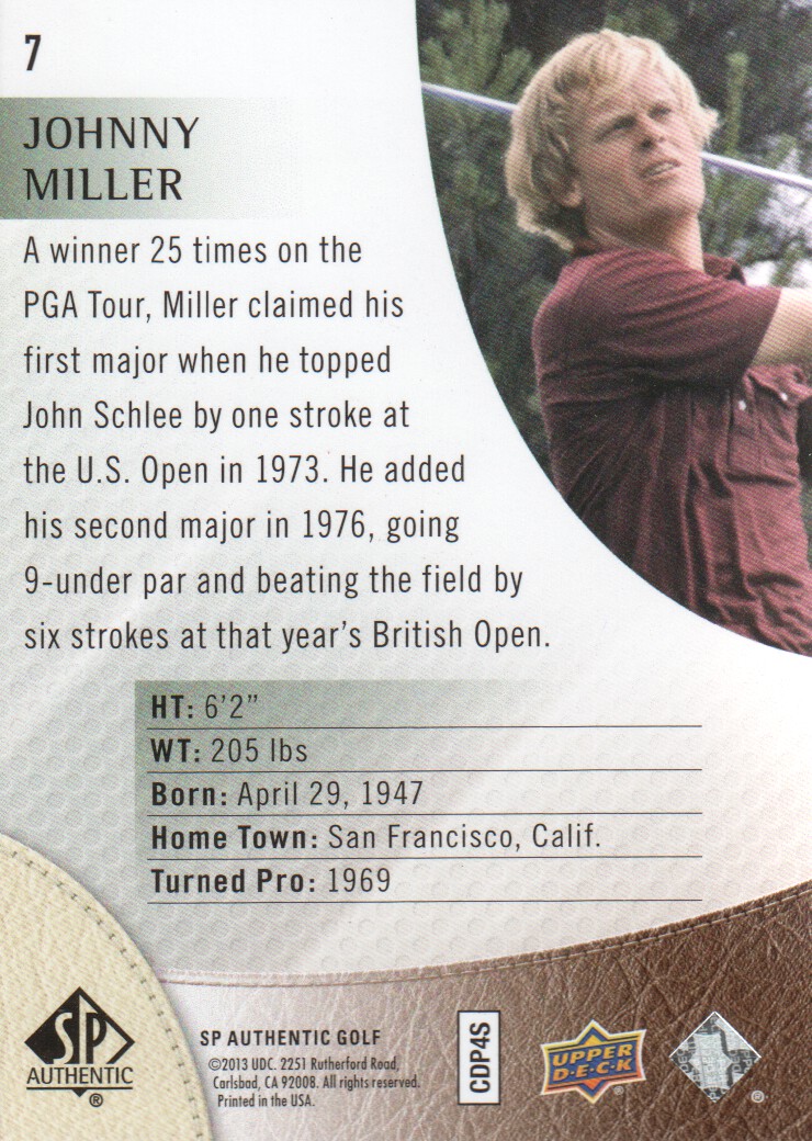 B1826- 2014 SP Authentic Golf Cards 1-68 +Inserts -You Pick- 15+ FREE US SHIP - Picture 13 of 109