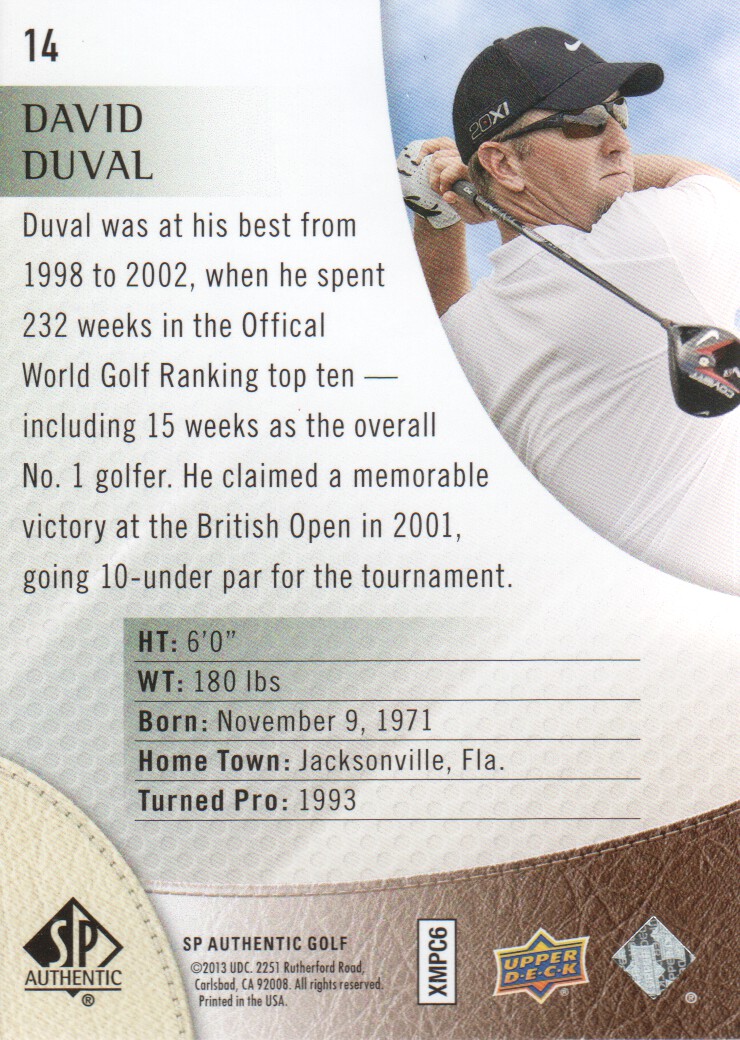 B1826- 2014 SP Authentic Golf Cards 1-68 +Inserts -You Pick- 15+ FREE US SHIP - Picture 25 of 109
