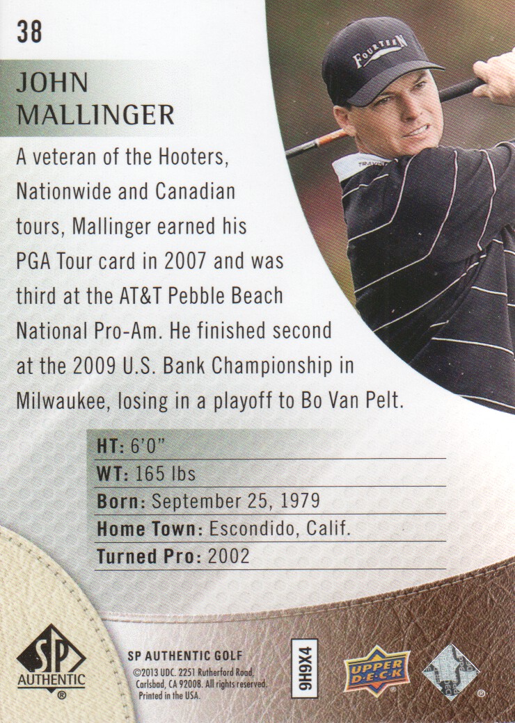 B1826- 2014 SP Authentic Golf Cards 1-68 +Inserts -You Pick- 15+ FREE US SHIP - Picture 59 of 109