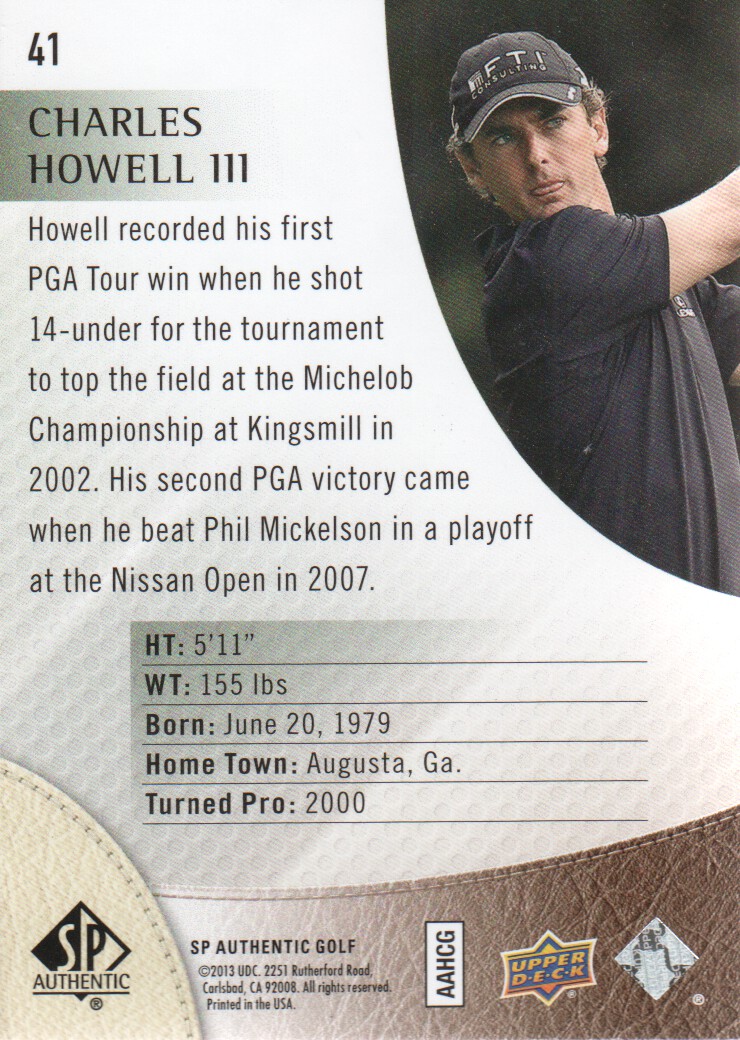 B1826- 2014 SP Authentic Golf Cards 1-68 +Inserts -You Pick- 15+ FREE US SHIP - Picture 63 of 109