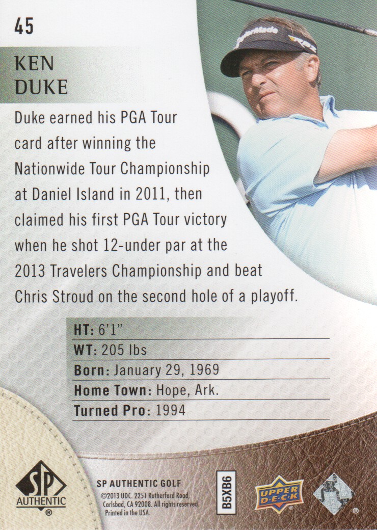 B1826- 2014 SP Authentic Golf Cards 1-68 +Inserts -You Pick- 15+ FREE US SHIP - Picture 69 of 109