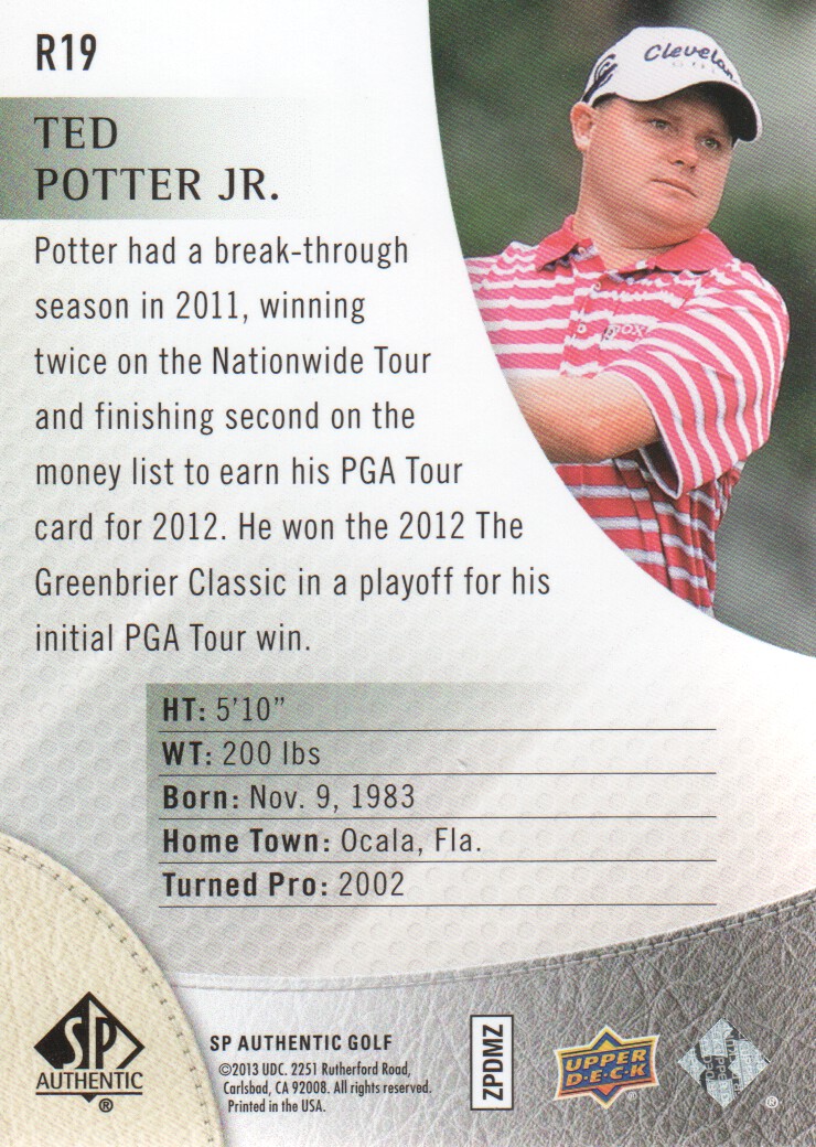 B1826- 2014 SP Authentic Golf Cards 1-68 +Inserts -You Pick- 15+ FREE US SHIP - Picture 105 of 109