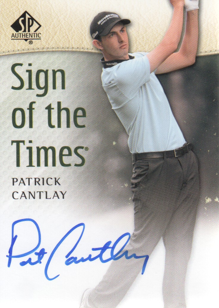 2014 SP Authentic Sign of the Times #SOTTPY Patrick Cantlay H