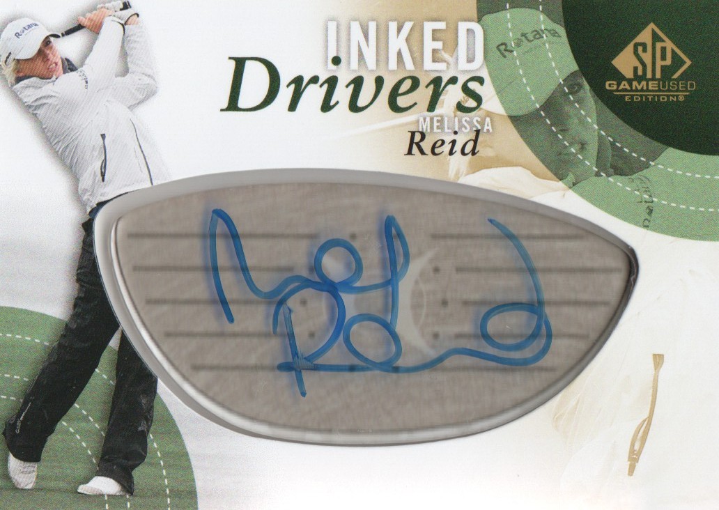 2014 SP Game Used Inked Drivers #IDMR Melissa Reid D