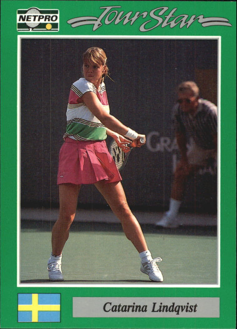 1991 NetPro Tour Stars #61 Catarina Lindqvist RC