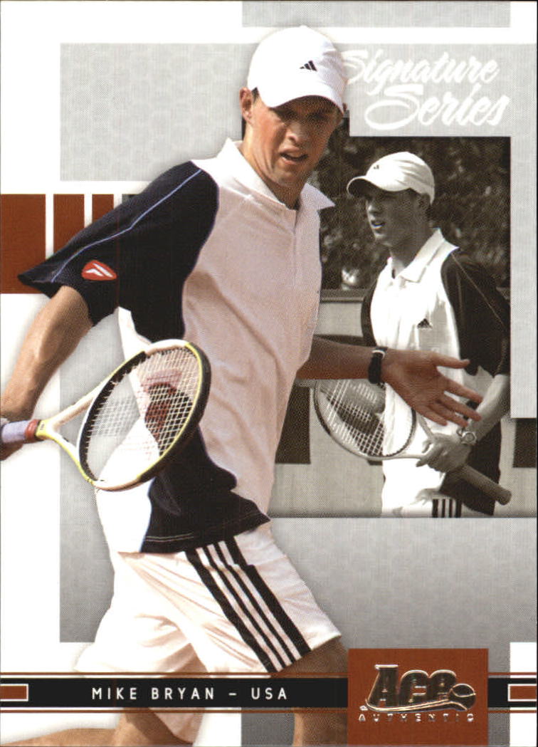 2005 Ace Authentic Signature Series #19 Mike Bryan