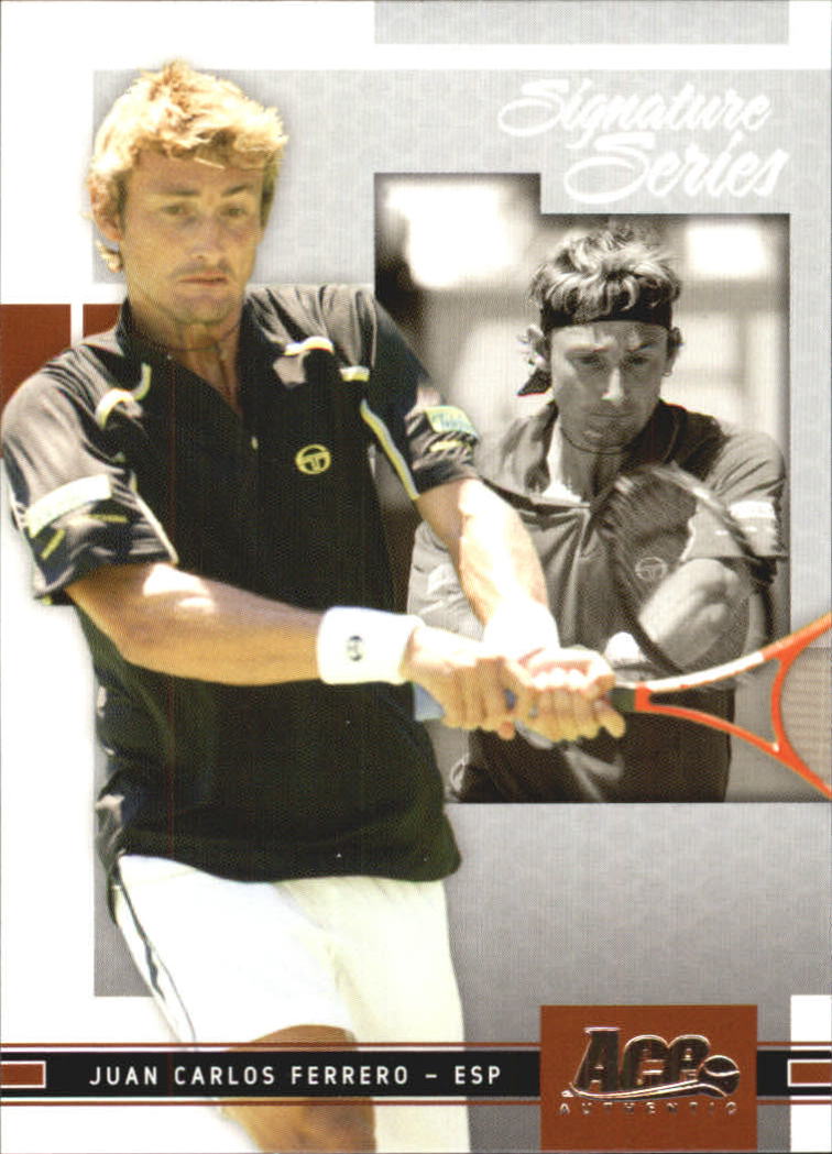 2005 Ace Authentic Signature Series #29 Juan Carlos Ferrero