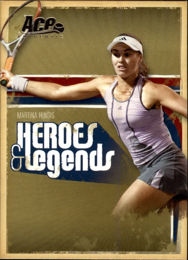 2006 Ace Authentic Heroes and Legends #37 Martina Hingis
