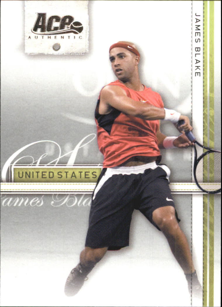 2007 Ace Authentic Straight Sets #19 James Blake