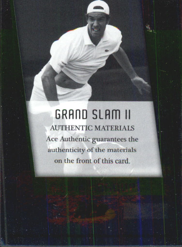 2008 Ace Authentic Grand Slam Jerseys Bronze #JC7 Richard Gasquet back image
