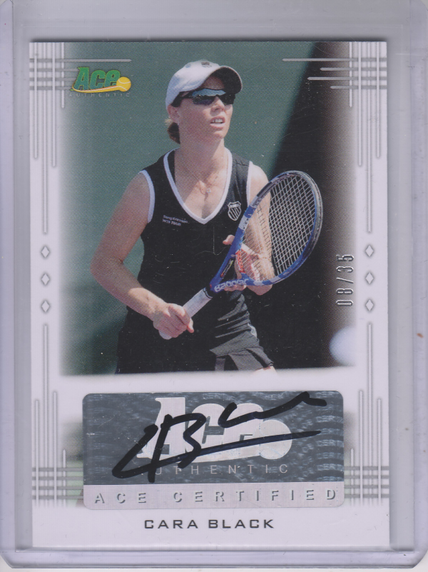 2013 Ace Authentic #BACB1 Cara Black