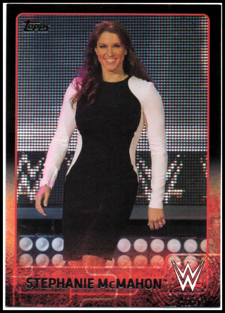2015 Topps WWE Black #74 Stephanie McMahon