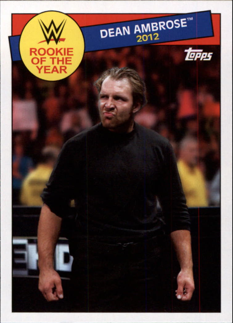 2015 Topps Heritage WWE Rookie of the Year #27 Dean Ambrose