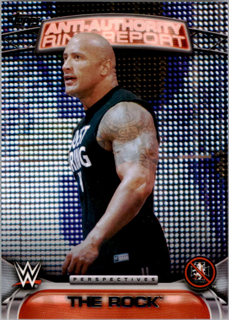 2016 Topps WWE Anti-Authority Perspectives #12AA The Rock