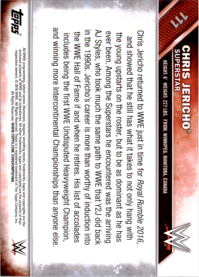A4604- 2016 Topps WWE Then Now Forever #s 101-200 You Pick- 15+ FREE US SHIP - Picture 17 of 168