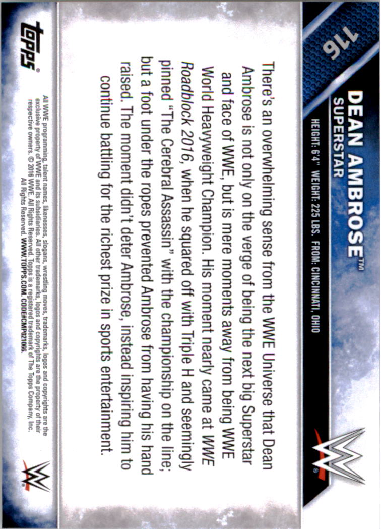 A4604- 2016 Topps WWE Then Now Forever #s 101-200 You Pick- 15+ FREE US SHIP - Picture 23 of 168