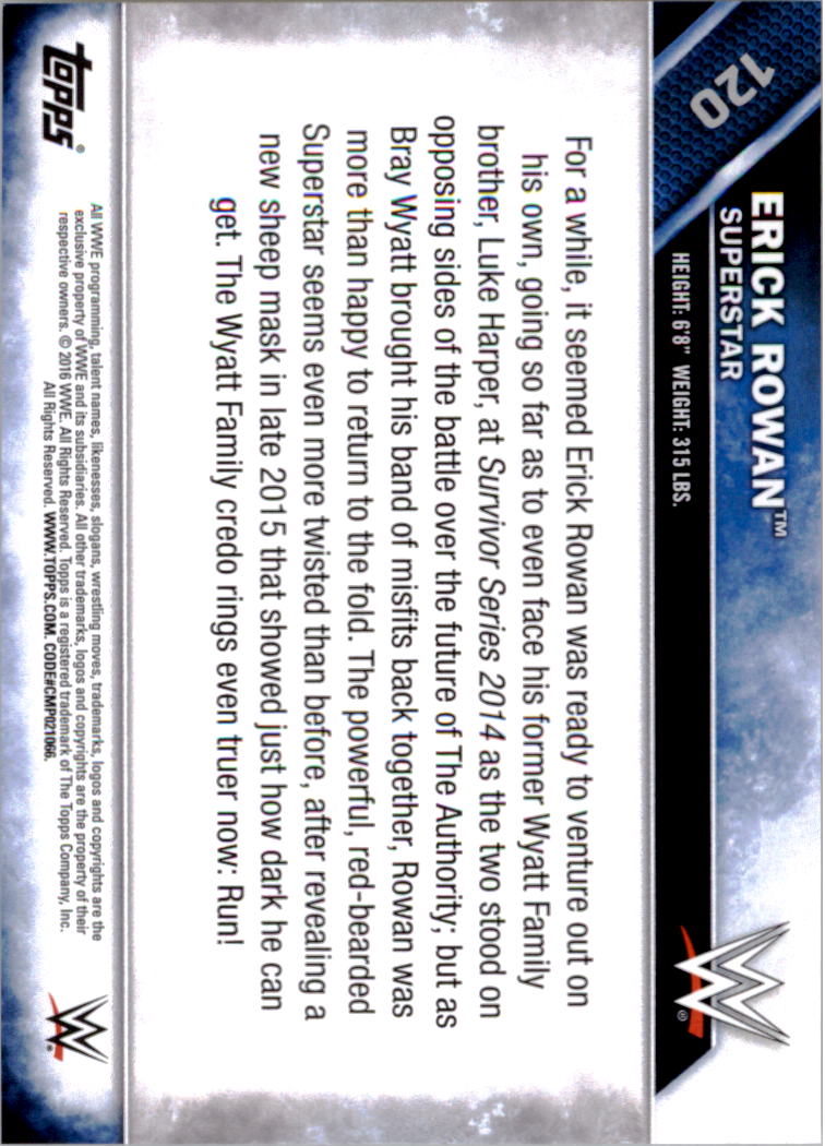 A4604- 2016 Topps WWE Then Now Forever #s 101-200 You Pick- 15+ FREE US SHIP - Picture 25 of 168
