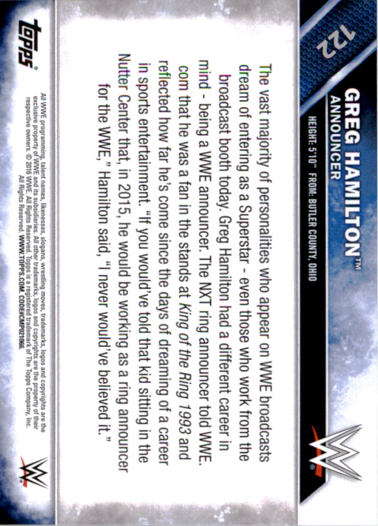 A4604- 2016 Topps WWE Then Now Forever #s 101-200 You Pick- 15+ FREE US SHIP - Picture 27 of 168