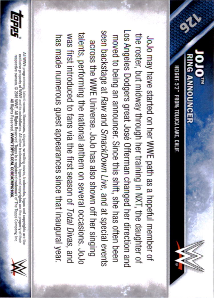A4604- 2016 Topps WWE Then Now Forever #s 101-200 You Pick- 15+ FREE US SHIP - Picture 33 of 168