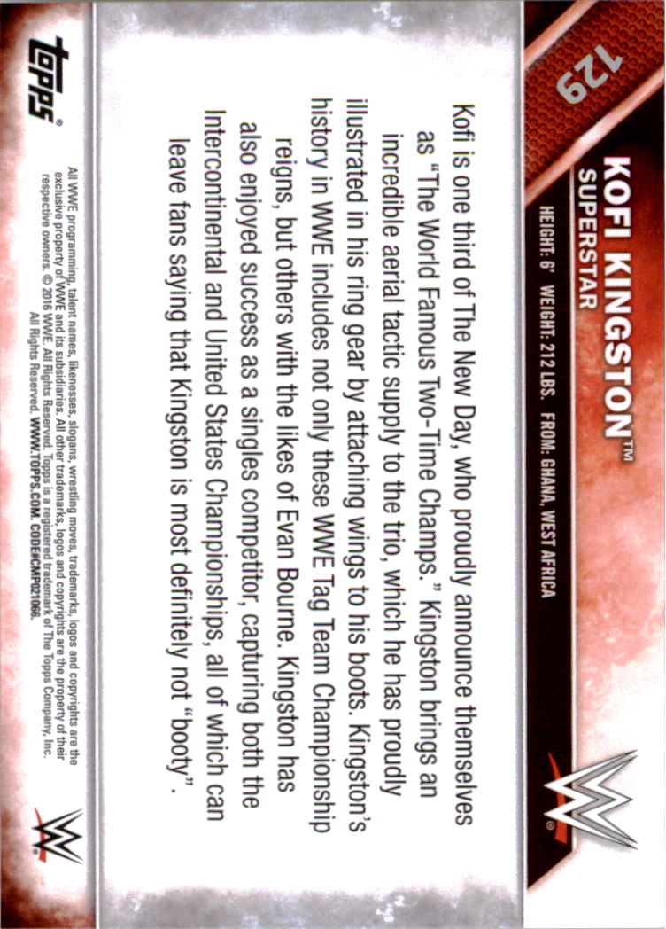 A4604- 2016 Topps WWE Then Now Forever #s 101-200 You Pick- 15+ FREE US SHIP - Picture 39 of 168