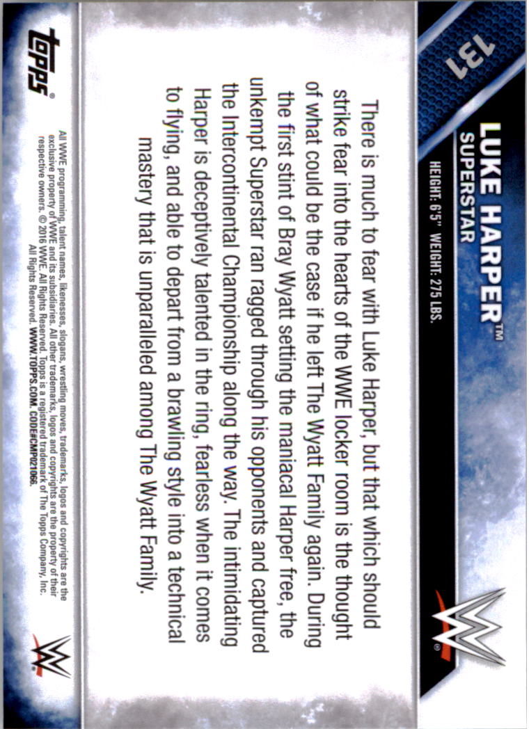 A4604- 2016 Topps WWE Then Now Forever #s 101-200 You Pick- 15+ FREE US SHIP - Picture 43 of 168