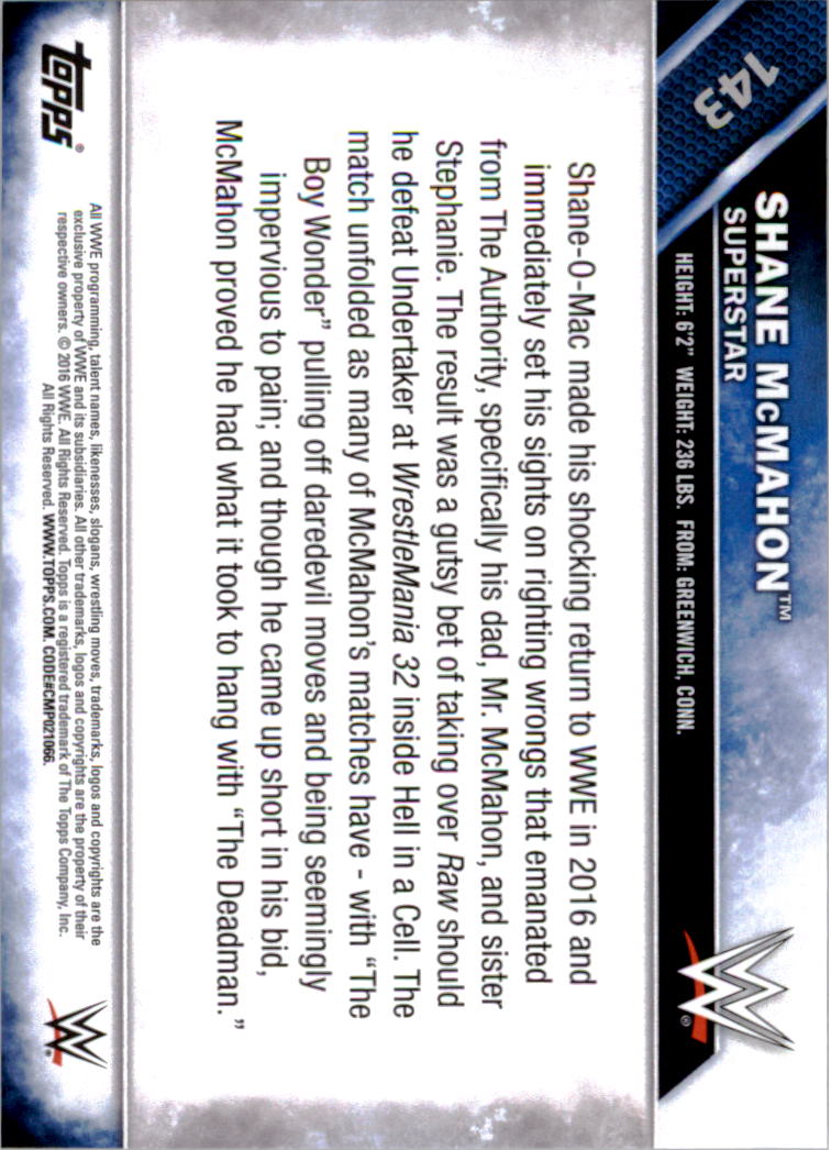 A4604- 2016 Topps WWE Then Now Forever #s 101-200 You Pick- 15+ FREE US SHIP - Picture 57 of 168