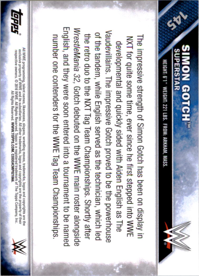 A4604- 2016 Topps WWE Then Now Forever #s 101-200 You Pick- 15+ FREE US SHIP - Picture 61 of 168