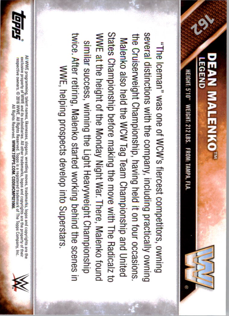 A4604- 2016 Topps WWE Then Now Forever #s 101-200 You Pick- 15+ FREE US SHIP - Picture 83 of 168