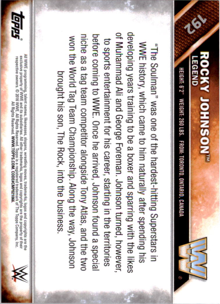 A4604- 2016 Topps WWE Then Now Forever #s 101-200 You Pick- 15+ FREE US SHIP - Picture 127 of 168