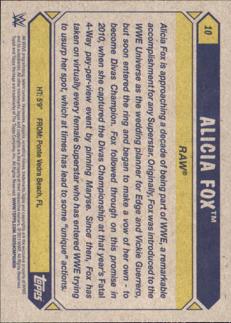 B0202- 2017 Topps Heritage WWE Wrestling Cards -You Pick- 15+ FREE US SHIP - Picture 15 of 281