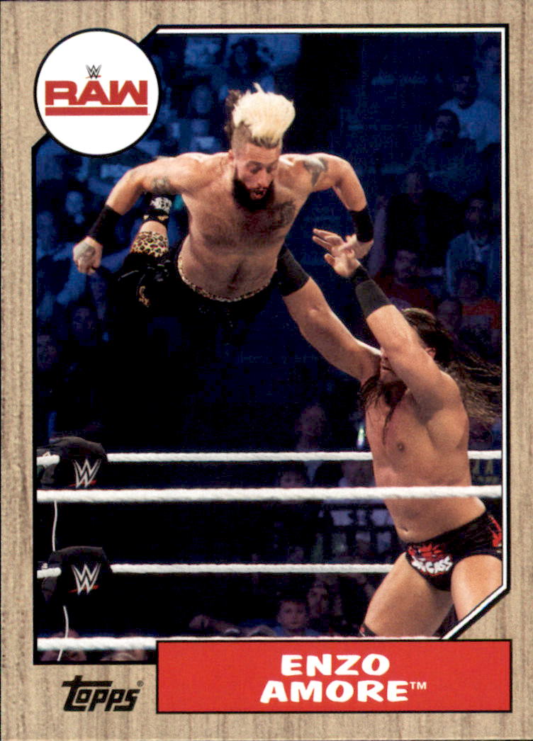 B0202- 2017 Topps Heritage WWE Wrestling Cards -You Pick- 15+ FREE US SHIP - Picture 34 of 281