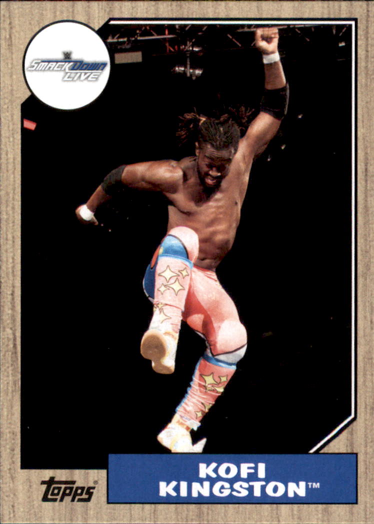 B0202- 2017 Topps Heritage WWE Wrestling Cards -You Pick- 15+ FREE US SHIP - Picture 44 of 281