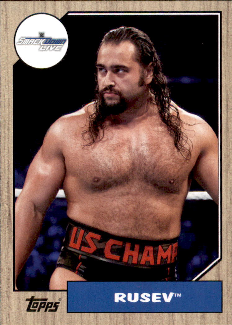 B0202- 2017 Topps Heritage WWE Wrestling Cards -You Pick- 15+ FREE US SHIP - Picture 54 of 281