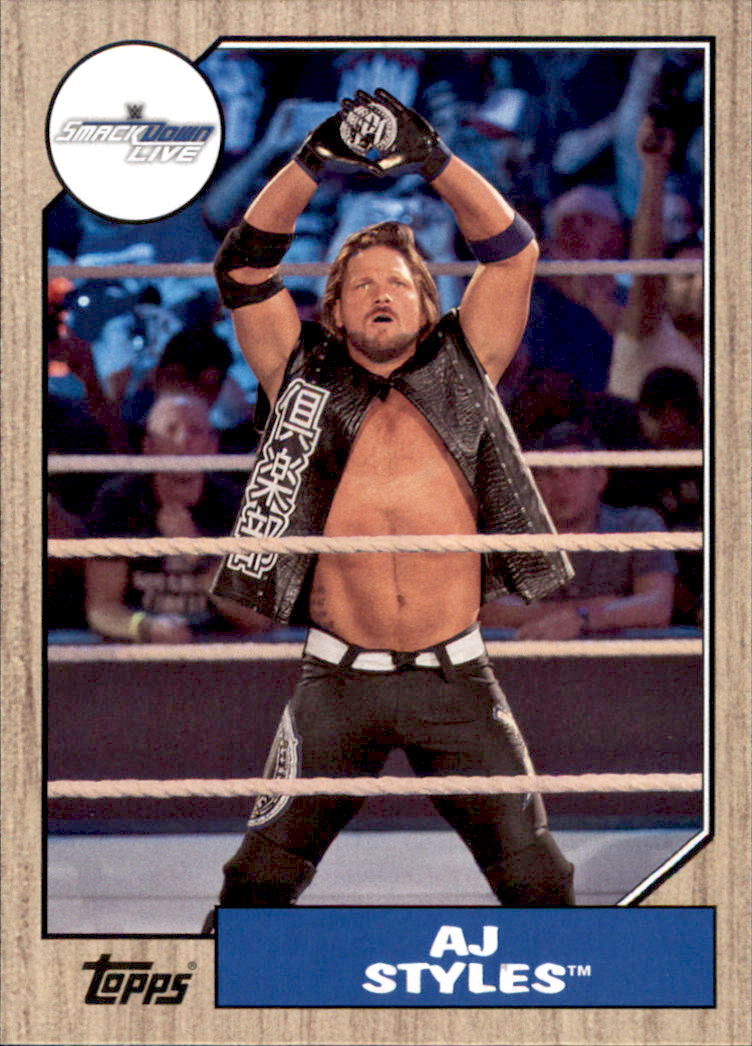 B0202- 2017 Topps Heritage WWE Wrestling Cards -You Pick- 15+ FREE US SHIP - Picture 68 of 281